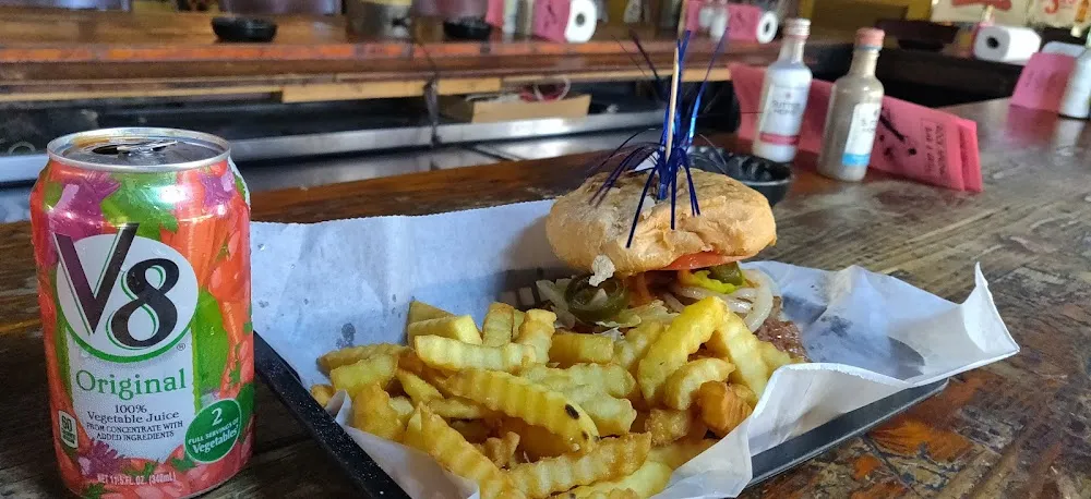 Redneck Burger with Peppers