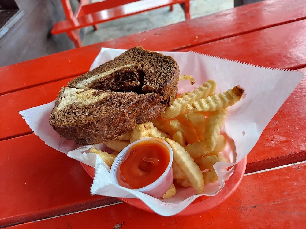 Reuben Sandwich with Fries